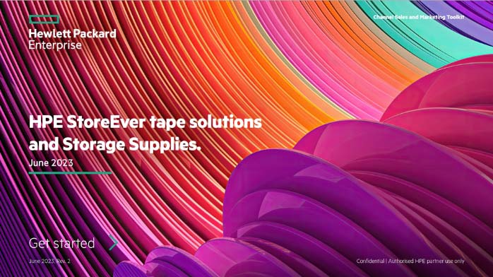HPE Storeever tape solutions