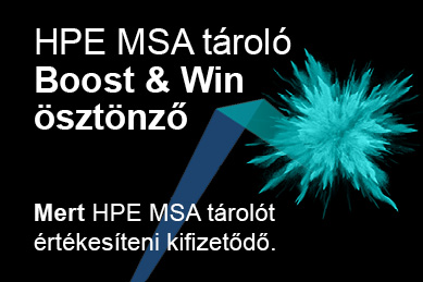 HPE MSA tároló Boost & Win ösztönző