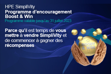 HPE SimpliVity Programme d’encouragement Boost & Win