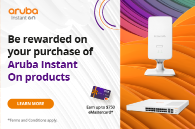Be rewarded on your purchase of Aruba Instant On products!